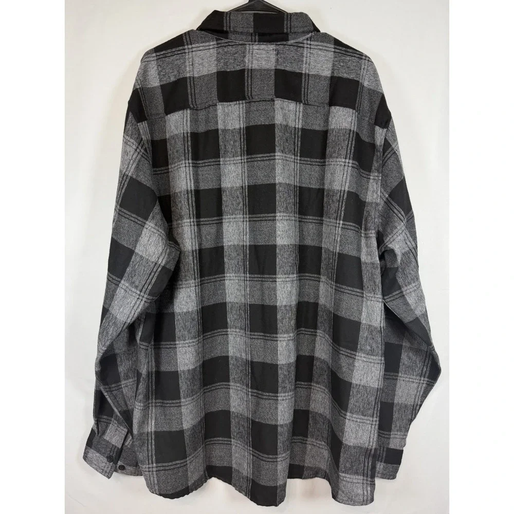 Earned Not Given 2025 Men's 2XL Black Gray Flannel The Lift Box